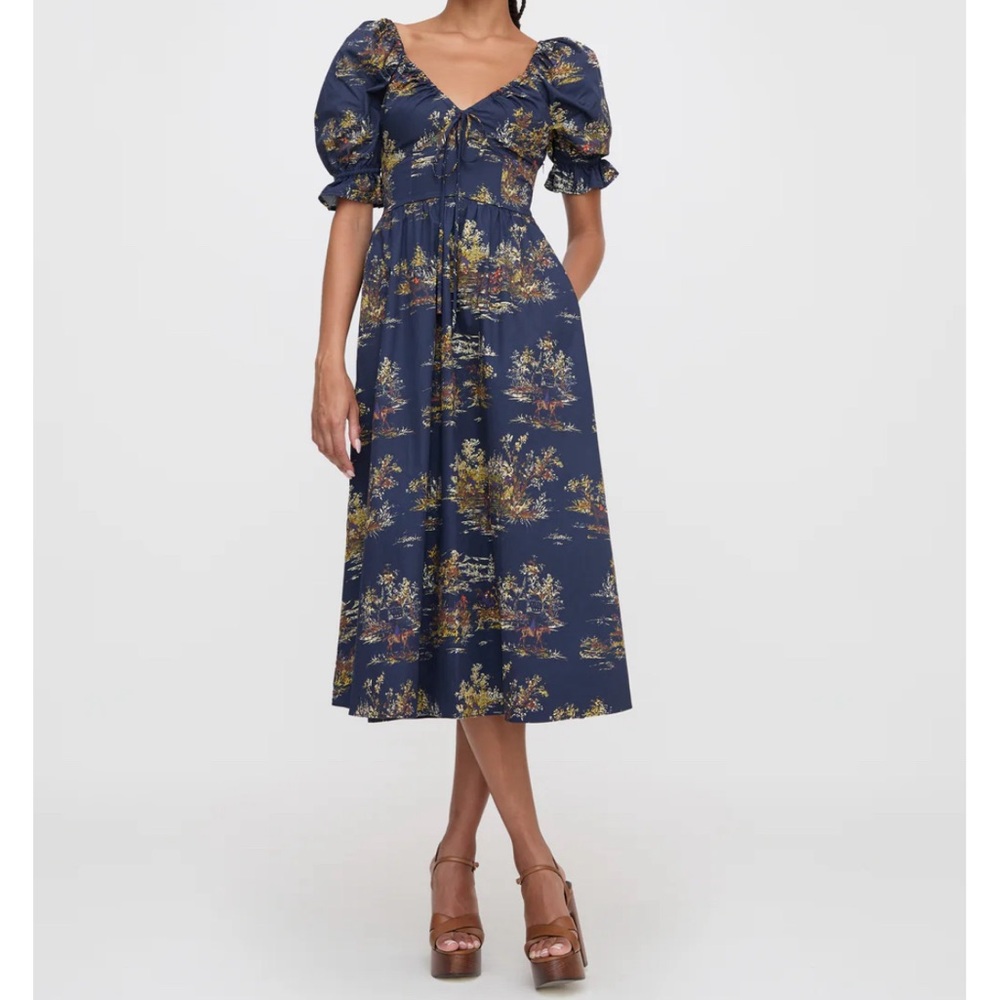 Hill House Navy Floral Dress